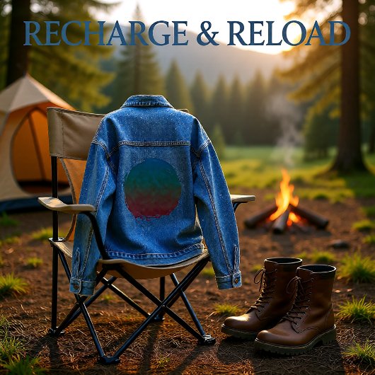 Hemels vervaagd denim jacket