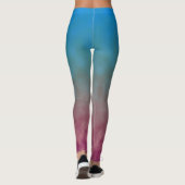 Hemels vervaagd leggings (Achterkant)