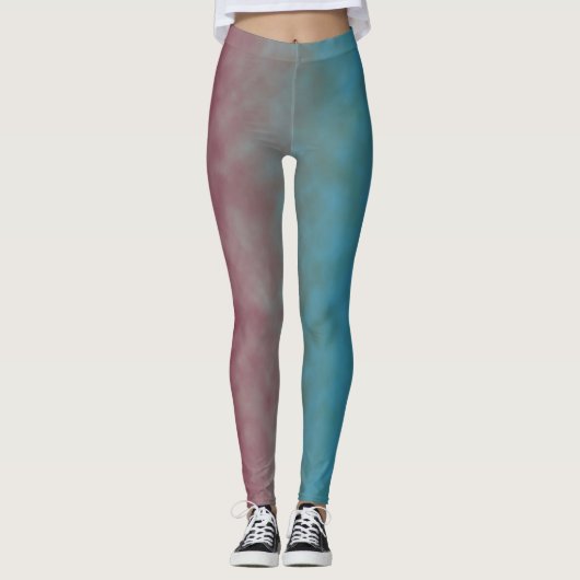 Hemels vervaagd leggings (Voorkant)