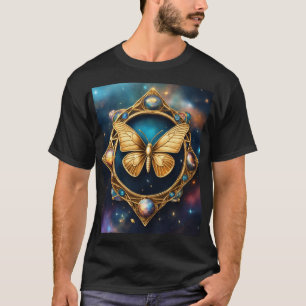 Hemels vlinderembleem t-shirt