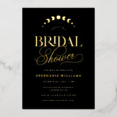 hemels Vrijgezellenfeest Folie Uitnodiging (Voorkant)