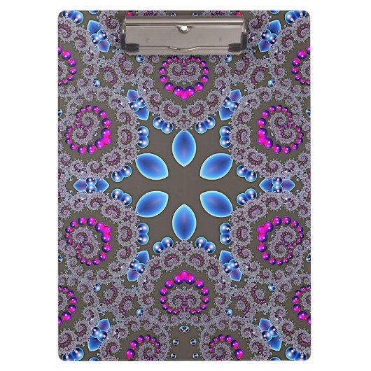 Hemels Wentelende Spiraal Notebook Klembord (Voorkant)