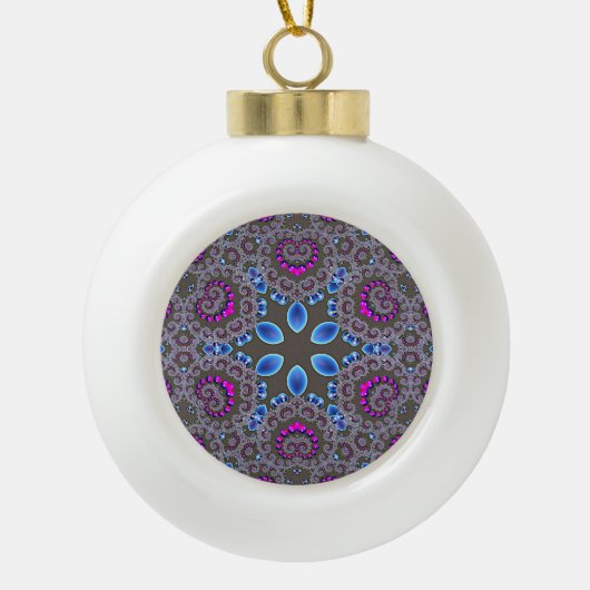 Hemels Werveling Keramische Bal Ornament (Voorkant)