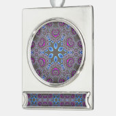 Hemels Werveling Verzilverd Banner Ornament (Links)