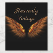 hemels  wijn etiket (Enkel label)