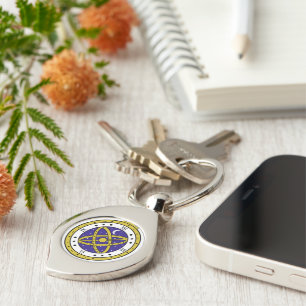 Hemels zakhorloge Vectorafbeelding met Goud Sleutelhanger