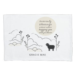 hemels zegeningsgebed | Neutrale kleuren | Schaap Kussensloop