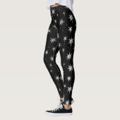 Hemels Zilveren Sterrenpatroon Leggings (Links)
