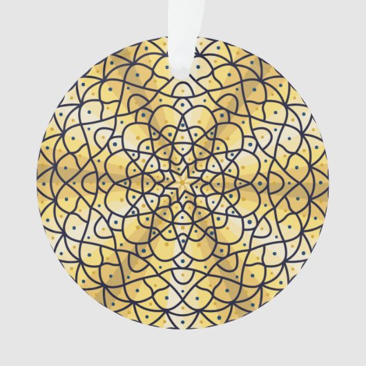 Hemels Zon Acryl Ornament (voorkant)