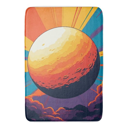 Hemels Zonsondergang Badmat (Voorkant Verticaal)