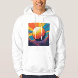 Hemels Zonsondergang Heren T-Shirt Hoodie