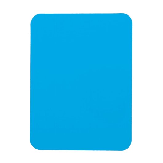 Hemelsblauw #00B0EF, Balblauw Magneet (Verticaal)