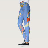 Hemelsblauw | Biomorfe vormen | Kandinsky | Leggings (Links)