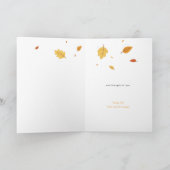 Hemelsblauw | Chocolade Candy Corn Koppel | Herfst Feestdagen Kaart (Binnen)