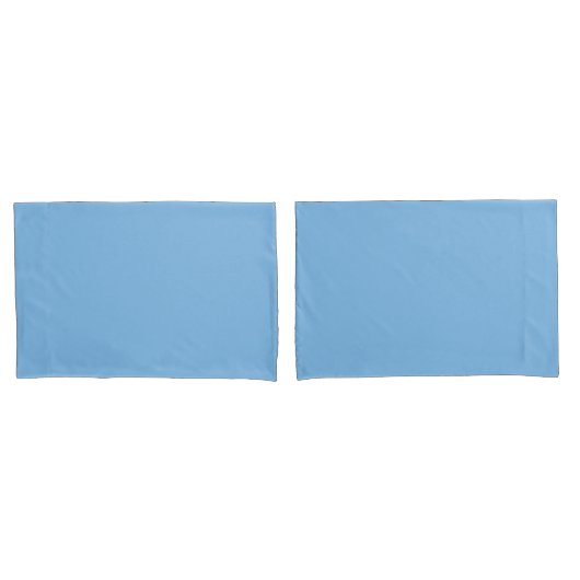 Hemelsblauw (effen kleur) Aero  Kussensloop (Voorkant-Set)