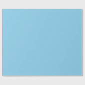 Hemelsblauw Effen kleur | Klassiek | Elegant Cadeaupapier (Vlak)