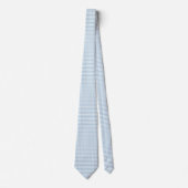 Hemelsblauw Gingham Stropdas (Voorkant)