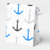 Hemelsblauw, grijs, ankers; nautisch bedankdoosjes (Achterkant)