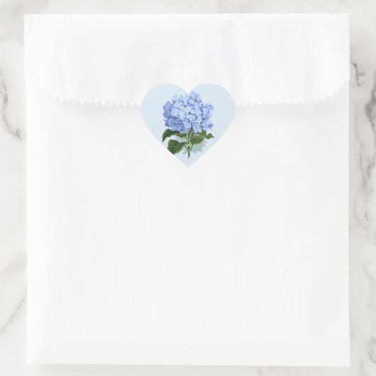  Hemelsblauw Hydrangea Flower Sticker (Tas)