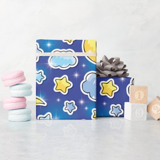 Hemelsblauw Inpakpapier (Baby Shower)