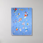 Hemelsblauw | Kandinsky | Canvas Afdruk (Voorkant)