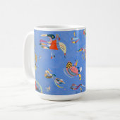 Hemelsblauw | Kandinsky | Koffiemok (Voorkant links)