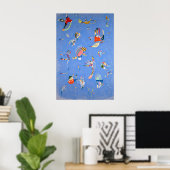 Hemelsblauw | Kandinsky | Poster (Thuiskantoor)