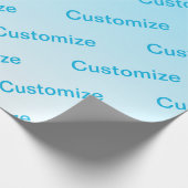 Hemelsblauw (kleur kan worden veranderd!) Ombre &  Cadeaupapier (Hoek)