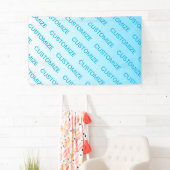 Hemelsblauw (kleur kan worden veranderd!) Ombre- e Spandoek (Insitu)