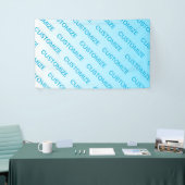 Hemelsblauw (kleur kan worden veranderd!) Ombre- e Spandoek (Beurs)