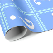 Hemelsblauw mysterie cadeaupapier (Rol Hoek)