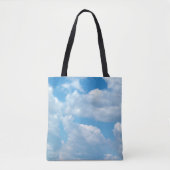 'Hemelsblauw' Tote Bag (Voorkant)