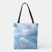 'Hemelsblauw' Tote Bag (Achterkant)