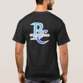 Hemelsblauwe dromen: zwart T- T-shirt (Achterkant)