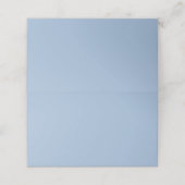 Hemelsblauwe Effen Kleur Plaatskaartje (Buitenkant ongevouwen)