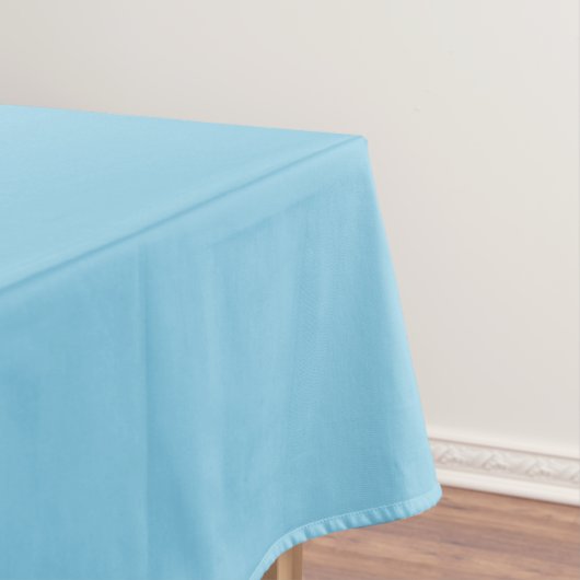 Hemelsblauwe Effen Kleur Tafelkleed (Voorbeeld)