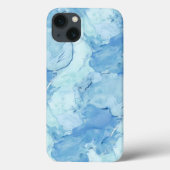 hemelsblauwe inkt iPhone / iPad case (Achterkant)