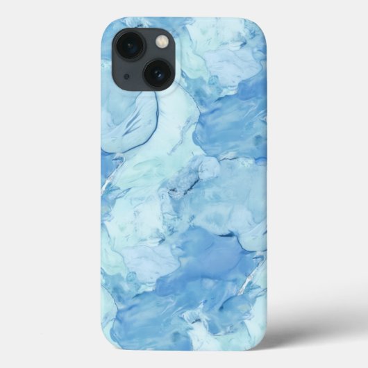 hemelsblauwe inkt iPhone / iPad case (Achterkant)