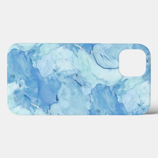 hemelsblauwe inkt iPhone / iPad case (Achterkant (horizontaal))