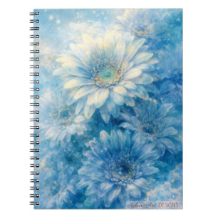Hemelsblauwe Madeliefjes Droomlandschap Bloemen Notitieboek