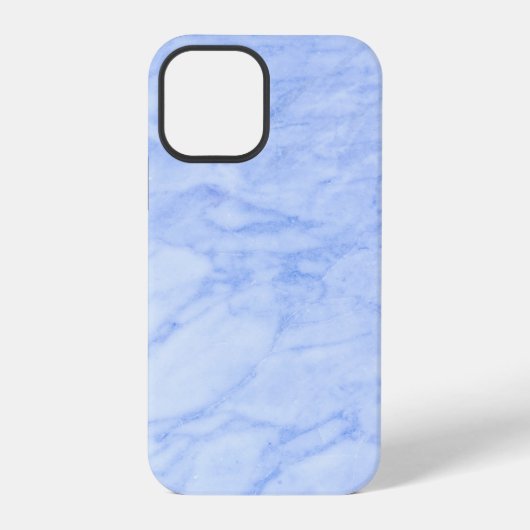 Hemelsblauwe Marmer iPhone Hoesje (Achterkant)