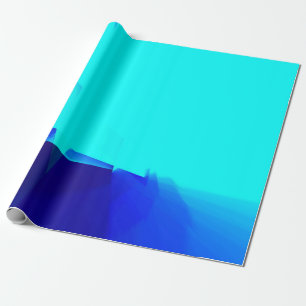 hemelsblauwe paarse abstracte textuur cadeaupapier
