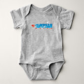 Hemelsblauwe Superman Silhouet Romper (Voorkant)
