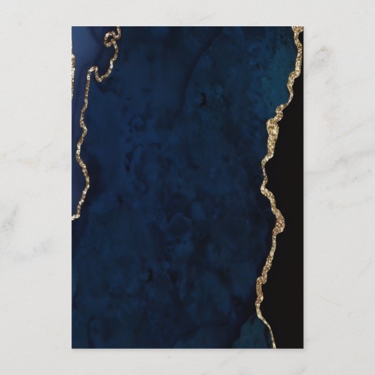 Hemelsblauwe Trouw Maan Midden in de Sterren Informatiekaartje (Achterkant)