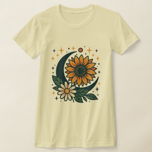 Hemelsbloem Dames T-shirt met Slanke Pasvorm (Laagn)