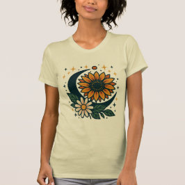 Hemelsbloem Dames T-shirt met Slanke Pasvorm