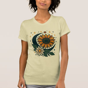 Hemelsbloem Dames T-shirt met Slanke Pasvorm