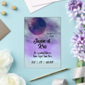 Hemelse Acryl Uitnodiging voor het Huwelijk (Insitu (Huwelijk))