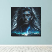 Hemelse Adonis Canvas Afdruk (Insitu (Houten vloer))