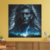 Hemelse Adonis Canvas Afdruk (Insitu (Woonkamer))